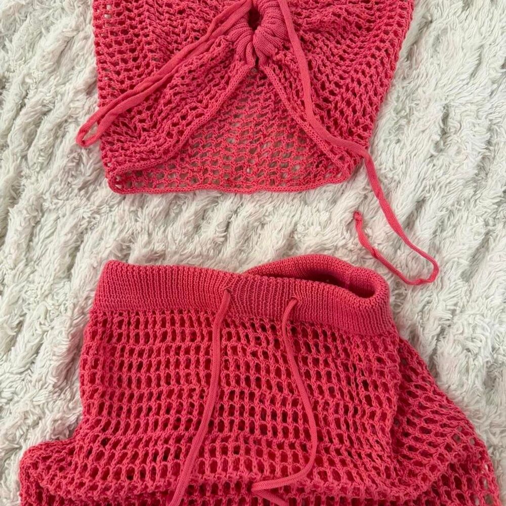 Amazon-essentials Women's Pink Cover-ups